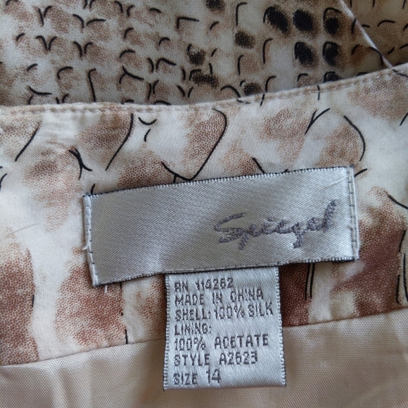 100% Silk Bubble skirt by Spiegel - Picture 2 of 2